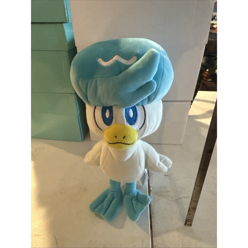 Nintendo Pokemon Quaxly Soft Toy Plush 8" Game Freak 2023